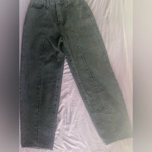 Wide leg grayish black forever 21 jeans